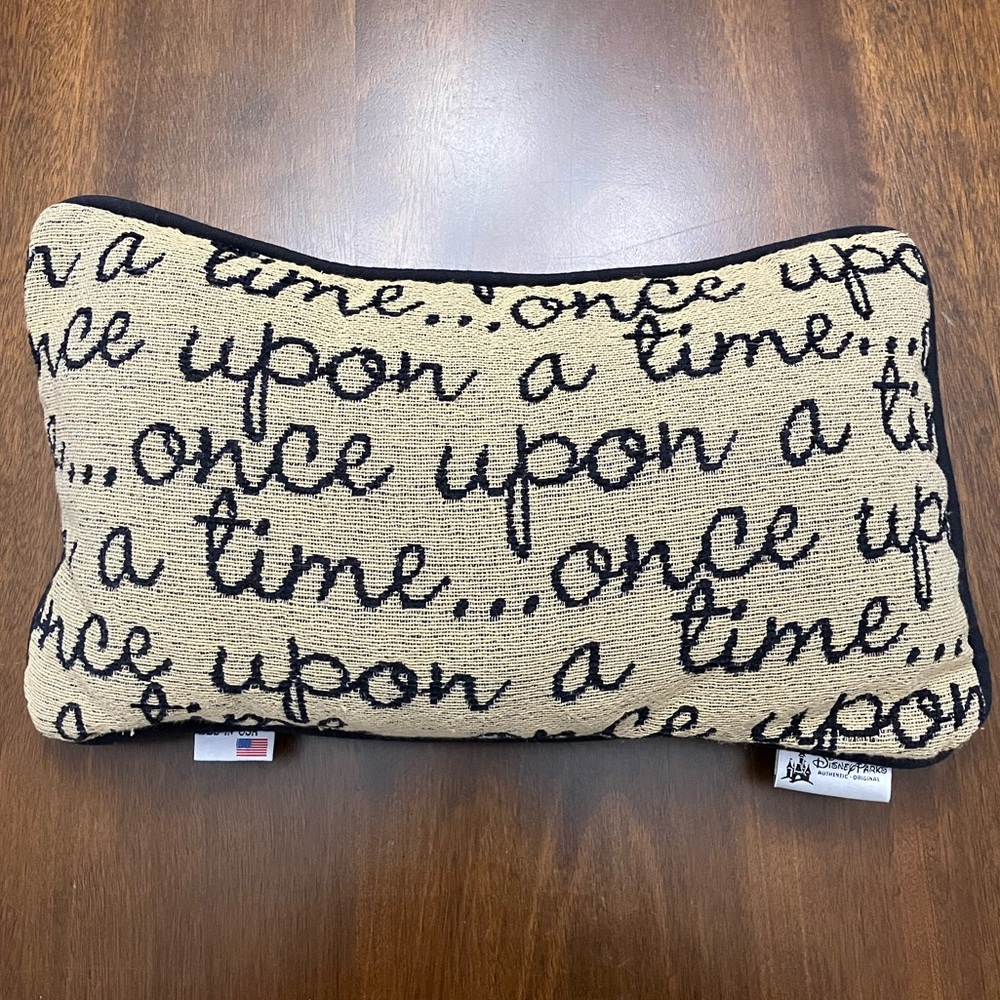 Disney Parks Once Upon a Time / Happily Ever After Reversible Pillow